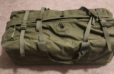 US Military Travel Sea Duffel Bag Backpack 8465-01-604-6541 Green READ