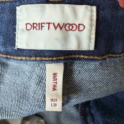 Jean en jean femme Driftwood Martha jambes larges taille 29 x 30 - Photo 6/8