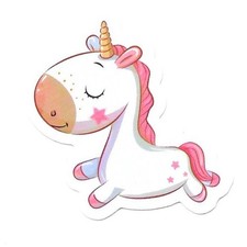 Cute Unicorn Die Cut Vinyl Sticker Decal Fantasy Magical Durable