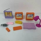Mattel Vintage 90's Barbie 2 Orange Tv Computer Monitor Purple TV Keyboard