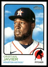 Cristian Javier 2022 Topps Heritage #130 Astros MLB READ FREE SHIP AutographDen