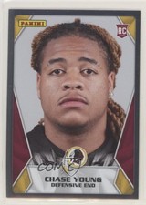 2020 Panini NFL Sticker & Card Collection Silver Chase Young #88 Rookie RC 0h28. rookie card picture