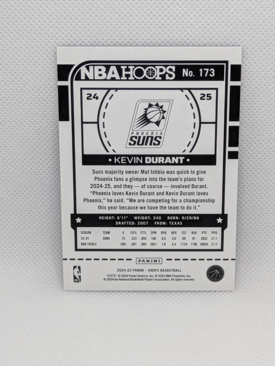 2024-25 Panini NBA Hoops Purple Kevin Durant #173 | eBay