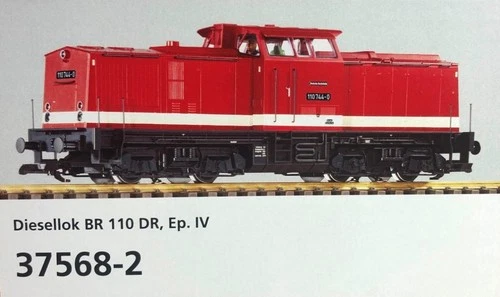 PIKO 37568 G BR 110 Diesellok 110 722-6 Ep. IV DR