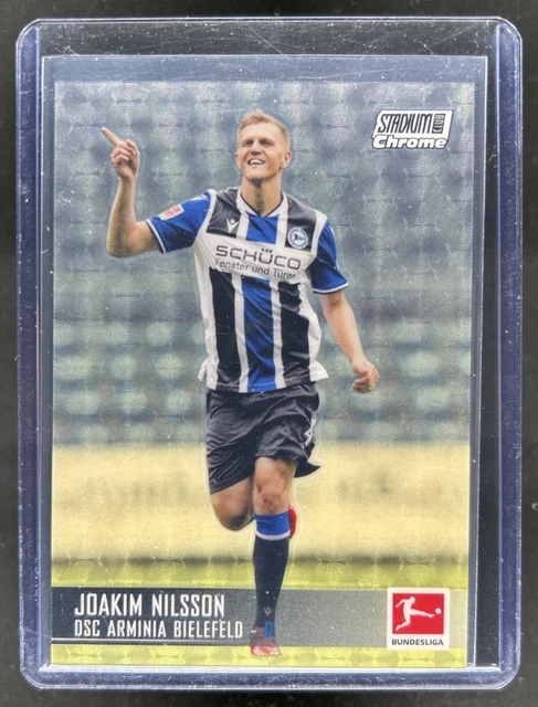 2021 Topps Stadium Club Chrome Bundesliga Joakim Nilsson SuperFractor #1/1