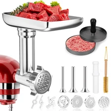 Metal Food Grinder Attachments for KitchenAid Stand Mixers. Meat Grinders, Sa...