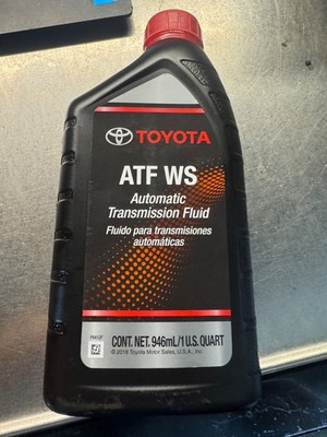 GENUINE OEM Toyota ATF WS Transmission Fluid 1 QT