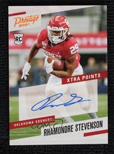 2021 Panini Chronicles Draft Picks Orange Rhamondre Stevenson #PS-RMS Auto 1mi4