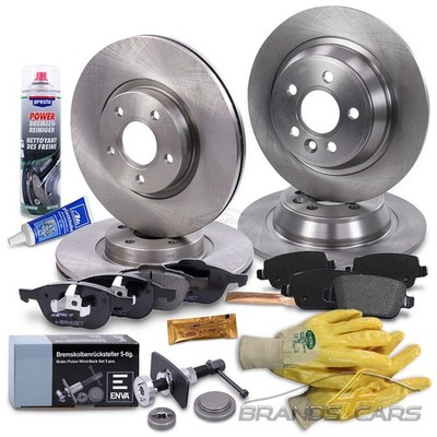 ATEC 4x BREMSSCHEIBE+BREMSBELÄGE BREMSKLÖTZE VORN+HINTEN FÜR FORD KUGA 1 2.0 2.5
