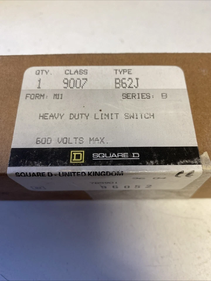Square D 9007-B62J Endschalter / Limit Switch – Wobble Stick – NEU & OVP - Bild 2 von 4