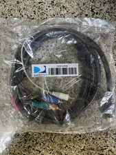 Directv 10 Pin To Component Dongle Cable PVC Black Cords 6 feet - new sealed