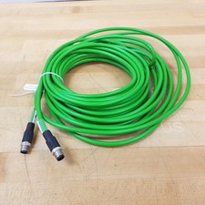 ABB 3HAC031924-002 Profinet 15M Cable, 4 Pin Male To Female - USED