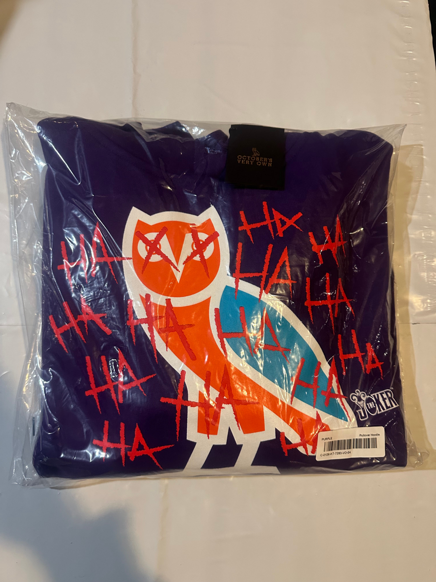 OVO x Batman The Joker Defaced Hoodie (XXL) Octobers Very Own (US