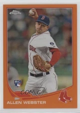 2013 Topps Chrome Retail Orange Refractor Allen Webster #112 Rookie RC