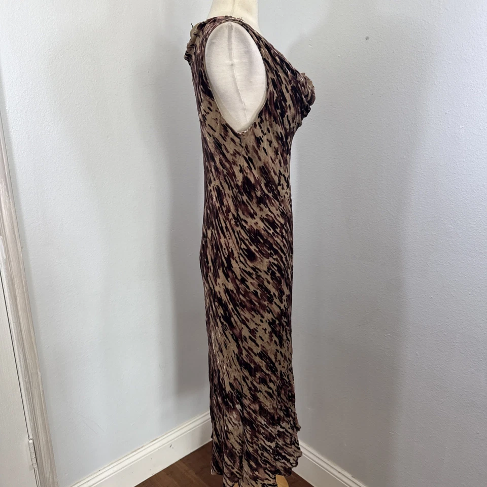 Identity платье женщин 14 шелковая смесь выгорания бархата готики прихоти заявление - Изображение 4 из 4