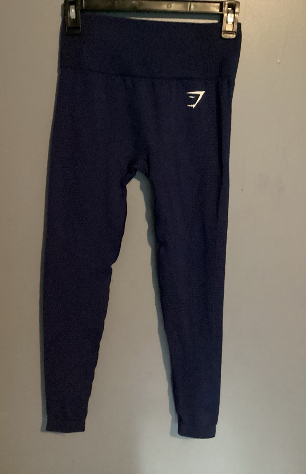 Gymshark Vital Seamless High-Waisted Compression Leggings for Women in Navy Blue Size Small