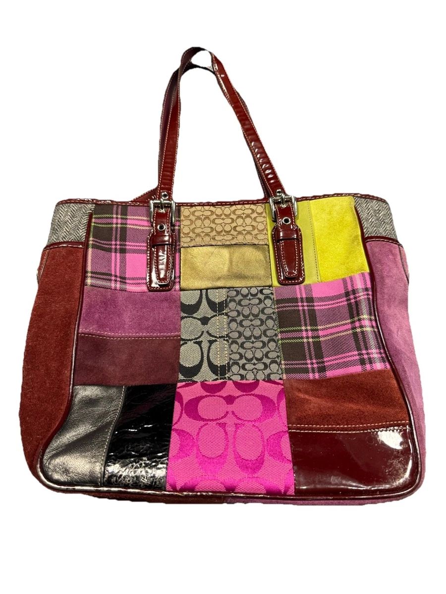 Coach Patchwork Suede Bags & Handbags for Women for sale | eBay