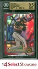 2022 BOWMAN CHROME PROSPECTS RED LAVA REFRACTOR JAMES WOOD RC #/5 BGS 9.5