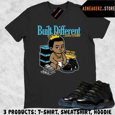 Shirt To Match AJ 11 Gamma Blue 2025 Sneaker Matching Tee Born Different T-Shirt