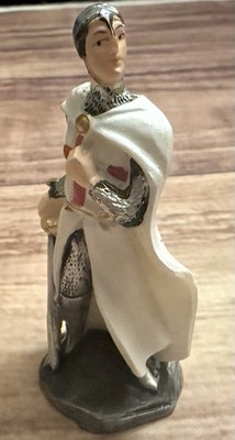 Pukator Templar Knight Protector Figurine Purple Parrot Rare HTF