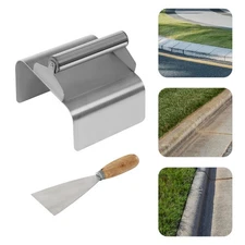 Concrete Curb Trowel Edger Landscape Curb Trowel Kraft Tool with Putty Knife