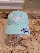 Alani Nu Adjustable Blue Strapback Baseball Hat One Size.   Excellent Condition 