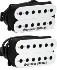 Seymour Duncan Black Winter Humbucker Pickup Set - Blackened White