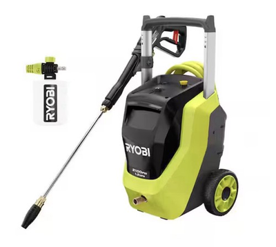 #ad RYOBI 2100 PSI 1.2 GPM Cold Water Corded Electric Pressure Washer with Foamer $159.00