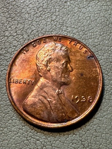 1938 Lincoln Wheat Cent Better Condition BU RB