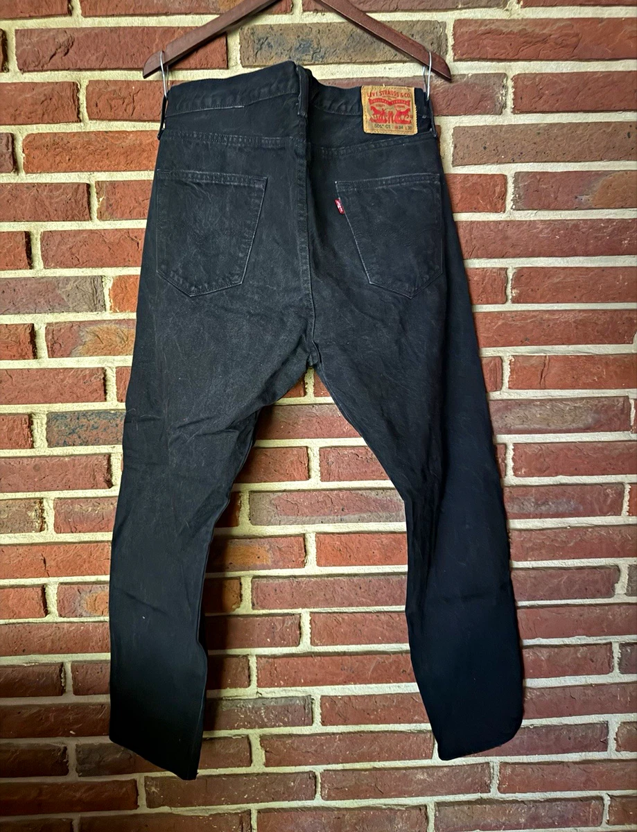 デニム+ジーンズ LEVIS CUSTOM CRUST BLACK JEANS Levi's Denim Black Jeans for Men for sale | eBay