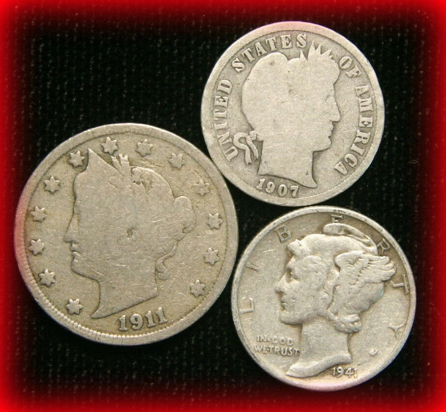 発行初年度 バーバーダイム 1892-S 銀貨 アメリカ 外国 古銭 発行初