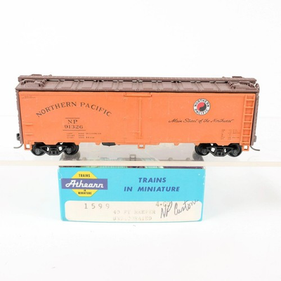 #ad Athearn HO Scale Custom Painted Northern Pacific NP #91326 Reefer Car Kit Built $19.99