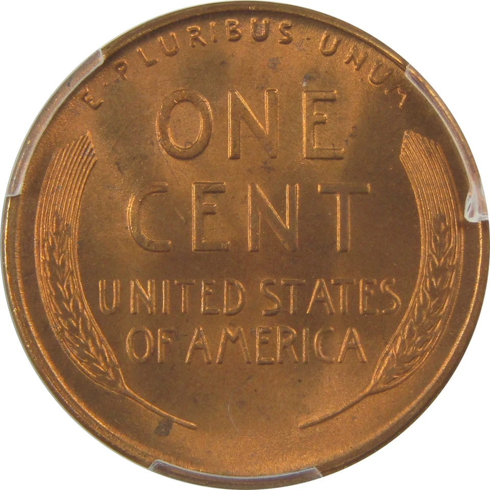 1950 S Lincoln Wheat Cent MS 67 RD PCGS Penny Uncirculated SKU:I22410 - Image 4 of 4