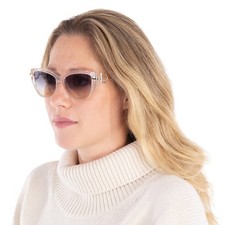 Salvatore Ferragamo Grey Gradient Cat Eye Ladies Sunglasses SF928S 290 55