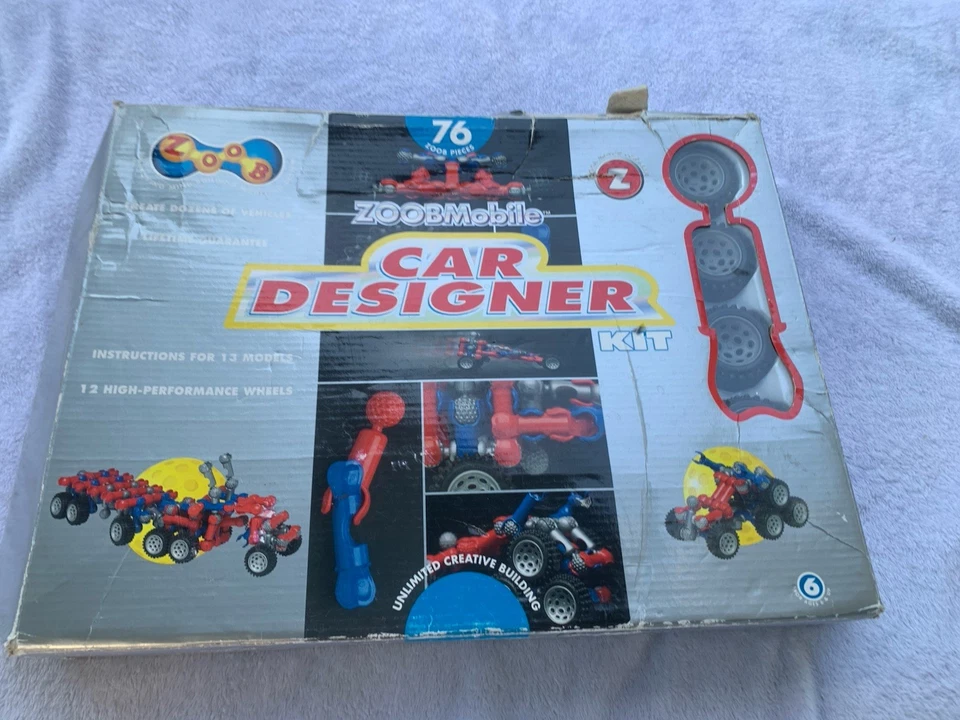 Zoob Mobile Car Designer 76 Piece Building Set Kit STEAM Educational Toy Gift - Image 2 of 4