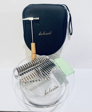 Acrylic Kalimba Thumb Piano,YUNDIE Portable 17 Keys Mbira Crystal Finger Piano