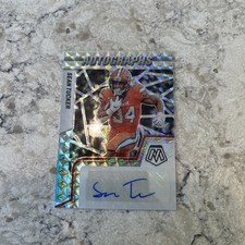 2023 Mosaic Draft Picks Football #AM-STU Sean Tucker RC Silver Mosaic Auto