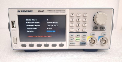 B&K Precision BK4064B 120 MHz Dual Channel Function/Arbitrary Waveform Generator - Bild 9 von 13