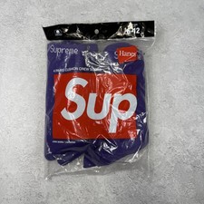 Size OS - Supreme Hanes Crew Socks 4 Pack Purple SUPREME-0FYBIK84