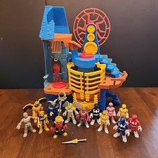 IMAGINEXT Power Rangers Rita Repulsa Base Lunar Cuartel General con Figuras Lote Conjunto
