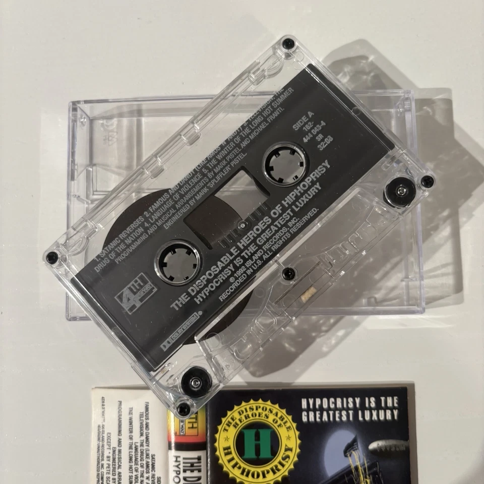 DISPOSABLE HEROES OF HIPHOPRISY - HYPOCRISY IS THE GREATEST LUXURY (CASSETTE) Foto 2 de 4