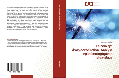 Le concept d¿oxydoréduction. Analyse épistémologique et didactique Mohamed Souda