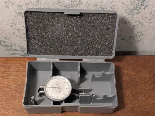 INTERAPID .0001 Inch DIAL INDICATOR NO 312B-3 w/ CASE - Barely Used