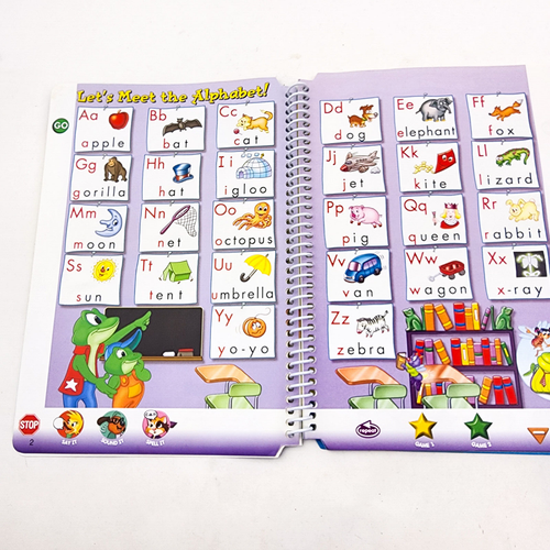 Leapfrog Leappad Phonics Alphabet Adventures libro interattivo NO cartuccia - Foto 3 di 12