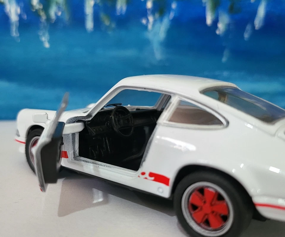 Welly 1:32 Porsche 911 Carrera RS 2.7 Diecast Model Custom Name Plate - Vintage - Image 4 of 4