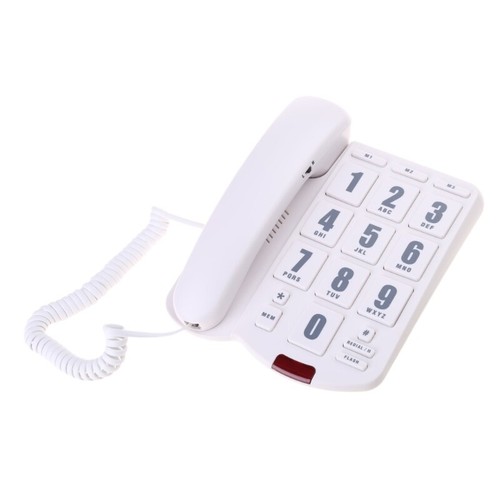 PK3000 Senior Telephone Landline Phone Large Button Loudspeaker Phone - Zdjęcie 5 z 10