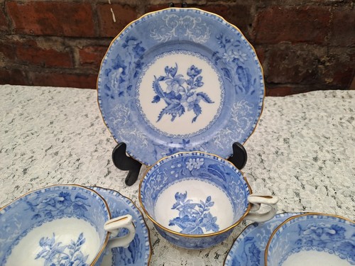 Antique Spode Copeland Blue Camilla *Damaged for display only* - Picture 2 of 9