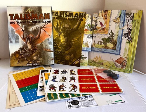 Talisman The Magical Quest Game 1985 Second Edition Games Workshop Unpunched - Picture 2 of 7