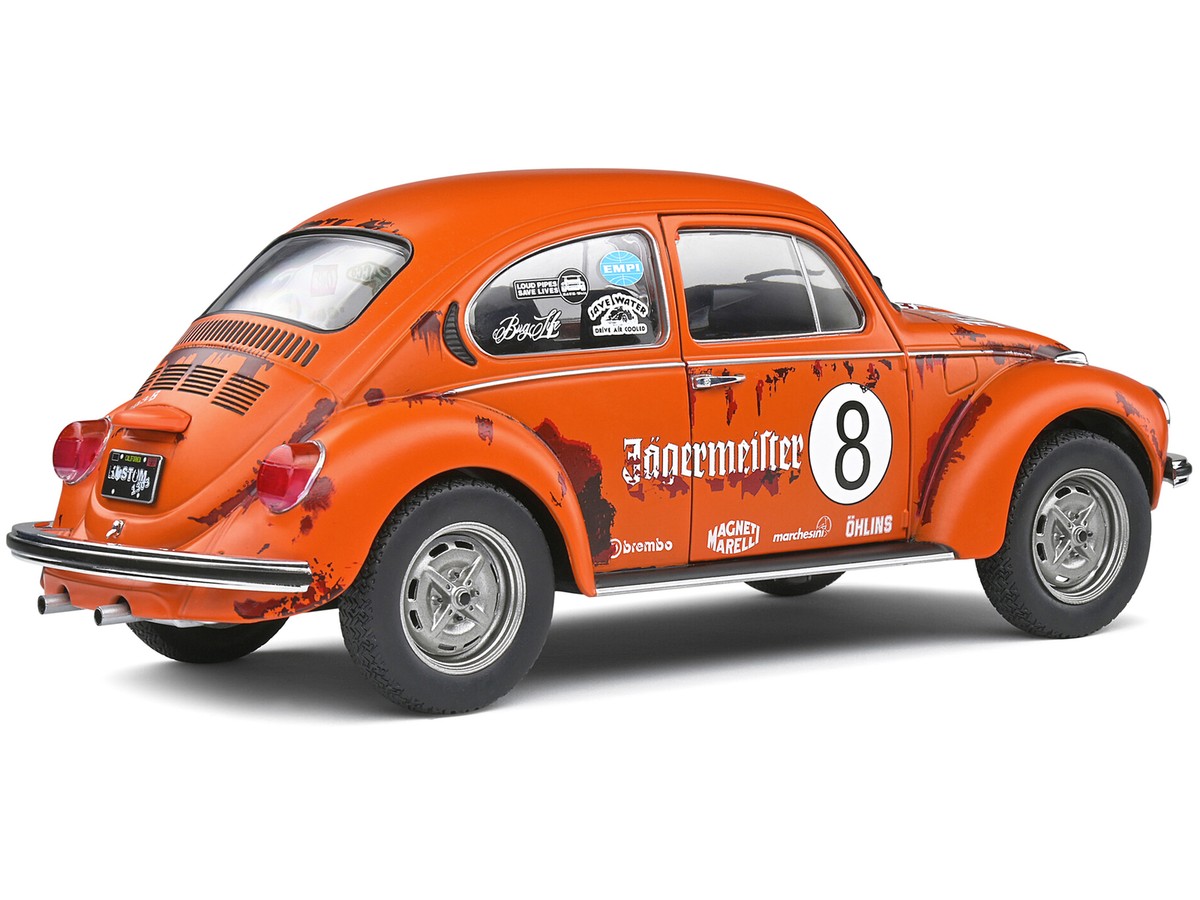 1974 Volkswagen Beetle 1303 #8 Matt Orange Jagermeister Tribute 1
