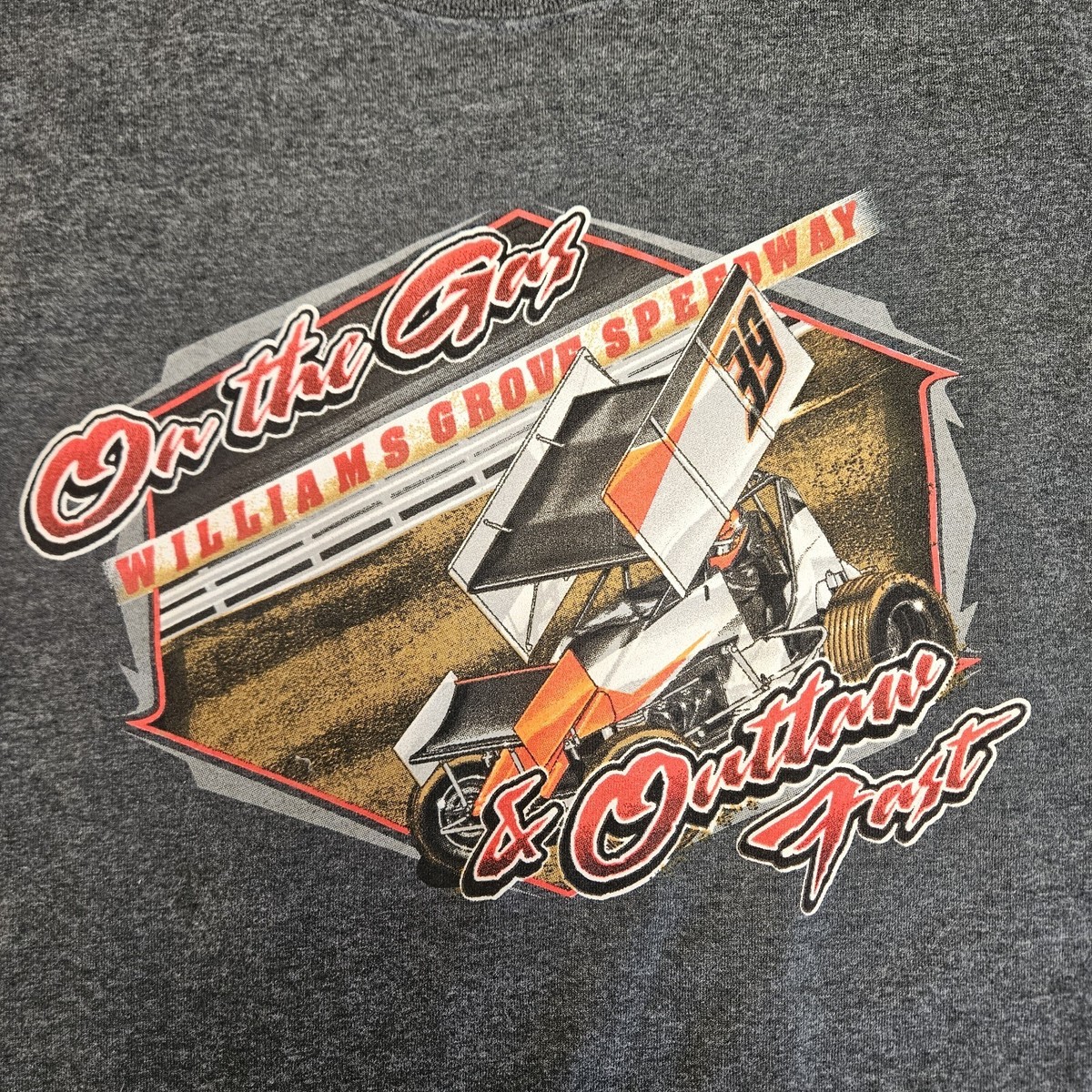 WILLIAMS GROVE SPEEDWAY T Shirt XL Sprint Car tee PA Posse